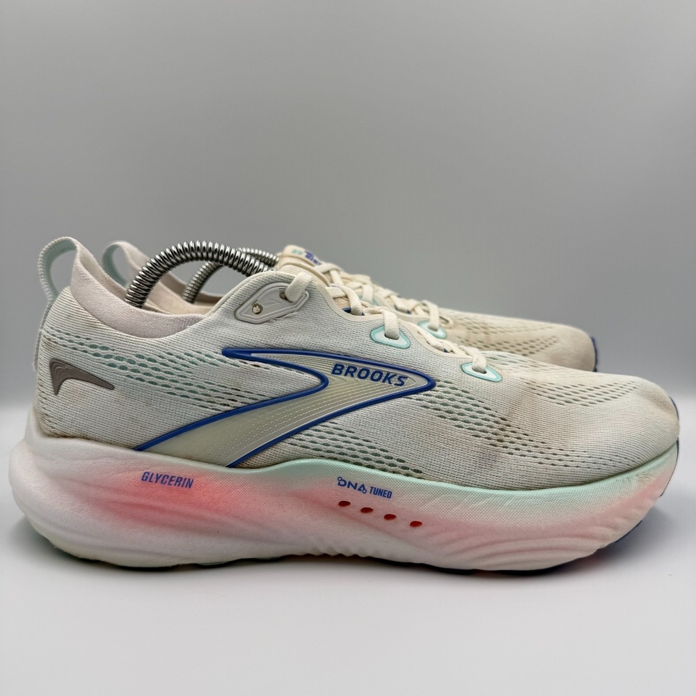 Brooks Glycerin 22 Women's Size 11 B White‎ Running Shoes Sneakers 1204341B110